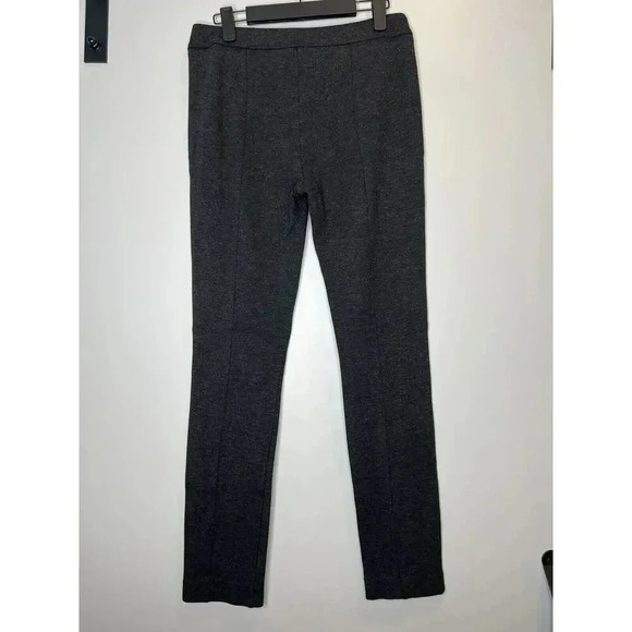 CAbi Side Zip Ponte Knit sz 4 Rayon Blend Gray Pockets Stretch Pants ankle - Picture 4 of 6